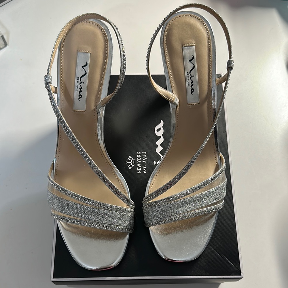 Nina Bobby Embellished Ankle
Strap Sandal (Women) - Size 11